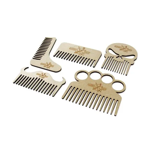 PEIGNE EN BOIS GRAVÉ AU LASER PERSONNALISABLE