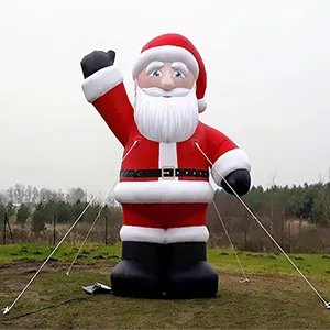 Produit de décoration père noël gonflable.