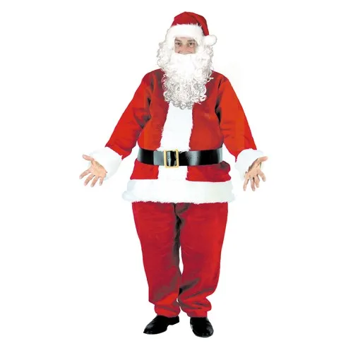 PERRUQUE ET BARBE BLANCHE BOUCLEES