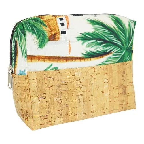 PERSONNALISABLE POLYESTER ET LIÈGE NÉCESSAIRE NÉCESSAIRE