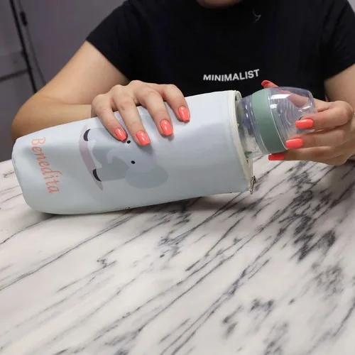 PETIT SAC À BOUTEILLES THERMIQUES EN RPET PERSONNALISABLE