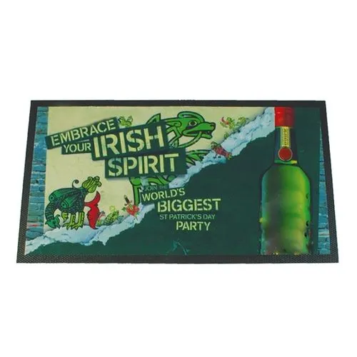 Petit tapis de bar en caoutchouc de qualité supérieure (43x23cm)