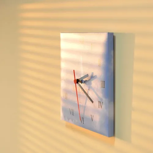 PETITE HORLOGE MURALE PERSONNALISABLE EN PP