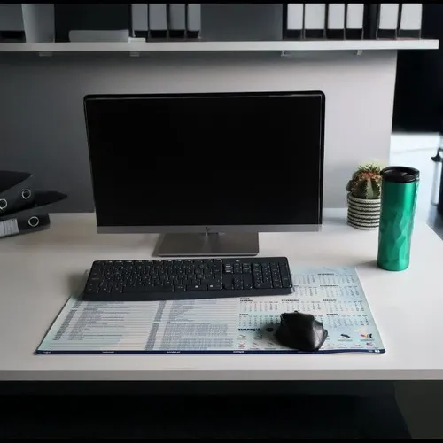 PIETEMENT DE BUREAU EN MS 60X35CM PERSONNALISABLE