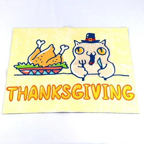 PIETEMENT DE TABLE EN POLYESTER AVEC MOUSSE PERSONNALISABLE