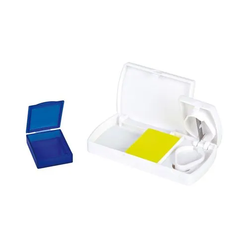 PILULIER 2 COMPT. COUPE-PILULE