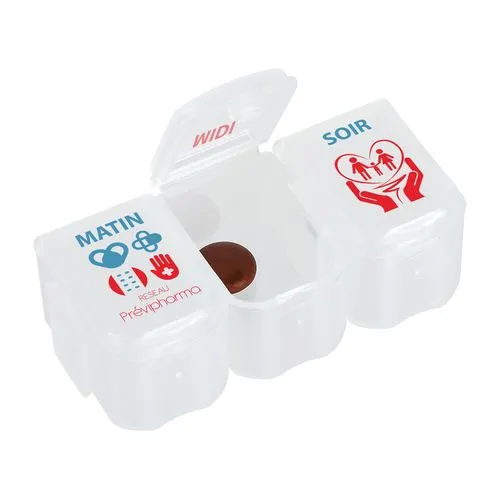 PILULIER 3 COMPARTIMENTS