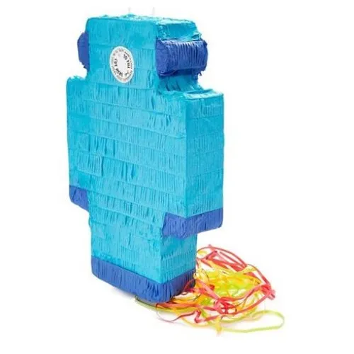 PINATA  A TIRER - ROBOT BLEU