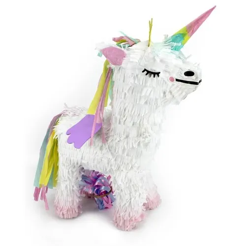 PINATA LICORNE AILE  ARC EN CIEL 46,5 x 17 x 32 cm