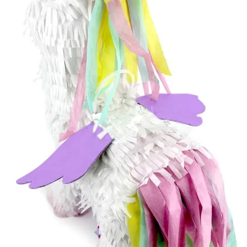 PINATA LICORNE AILE  ARC EN CIEL 46,5 x 17 x 32 cm