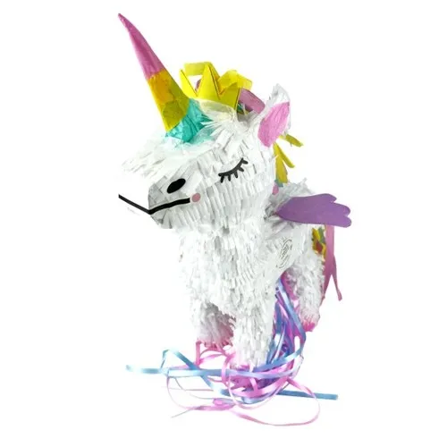 PINATA LICORNE AILE  ARC EN CIEL 46,5 x 17 x 32 cm