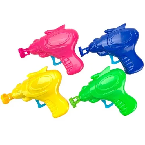 Pistolet à bulles + recharge 60ml 4 coloris assortis