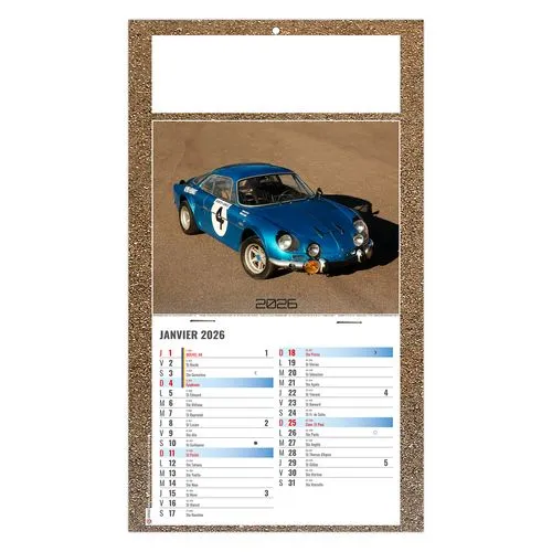 PLAQUE 1 VUE YANN 2026 - DOS CARTON - BLOC B2 - SANS MARQUAGE