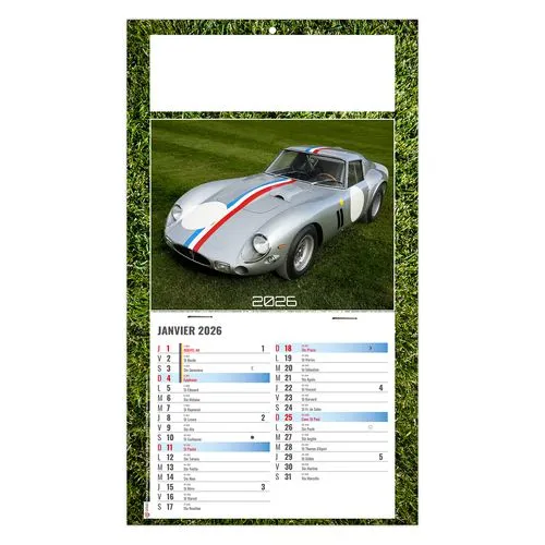 PLAQUE 1 VUE YANN 2026 - DOS CARTON - BLOC B2 - SANS MARQUAGE