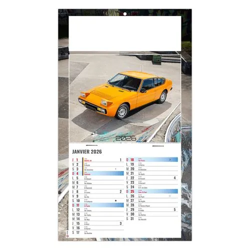 PLAQUE 1 VUE YANN 2026 - DOS CARTON - BLOC B2 - SANS MARQUAGE