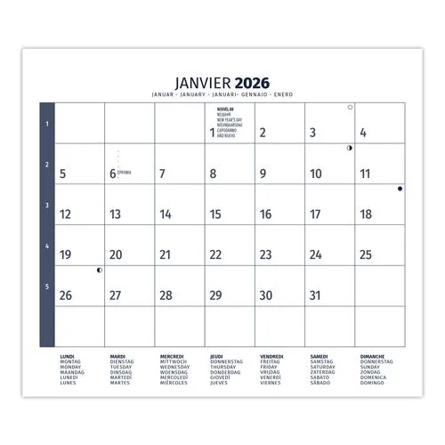 PLAQUE 1 VUE YANN 2026 - DOS CARTON - BLOC B2 - SANS MARQUAGE