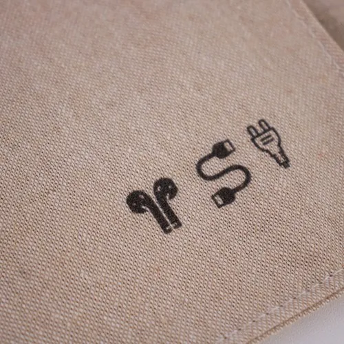 Pochette Accessoires coton recyclé