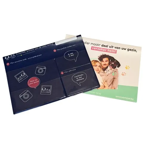 POCHETTE ASSURANCE VÉTÉRINAIRE 2 VOLETS