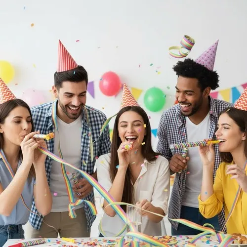 Pochette cotillons 5 personnes en Sachet Cavalier