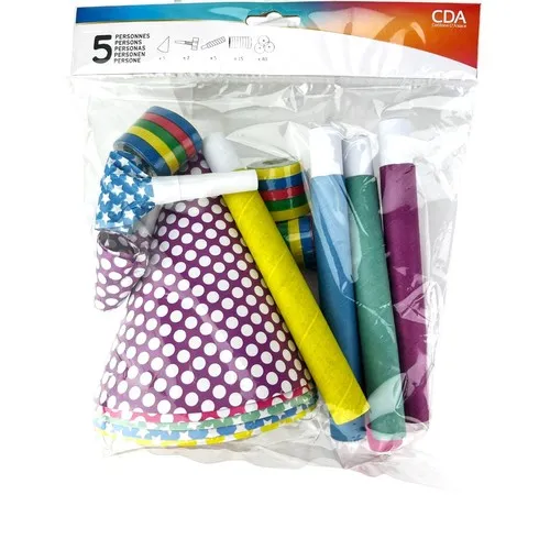 Pochette cotillons 5 personnes en Sachet Cavalier