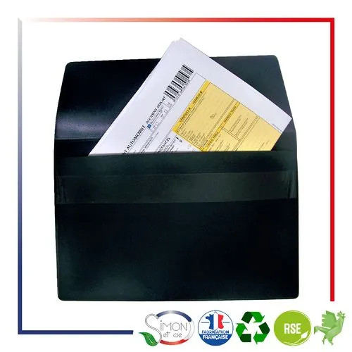 POCHETTE LOCATION DE VÉHICULE - PERSONNALISATION 1 COULEUR