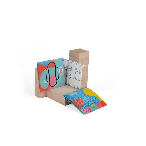 Pochette personnalisée avec 1 serviette hygiènique