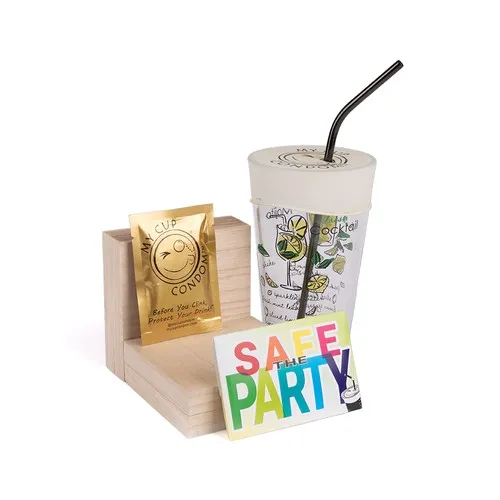 Pochette personnalisée avec un My Cup Condom