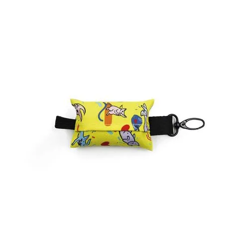 Pochette personnalisée pour sacs à crottes de chien