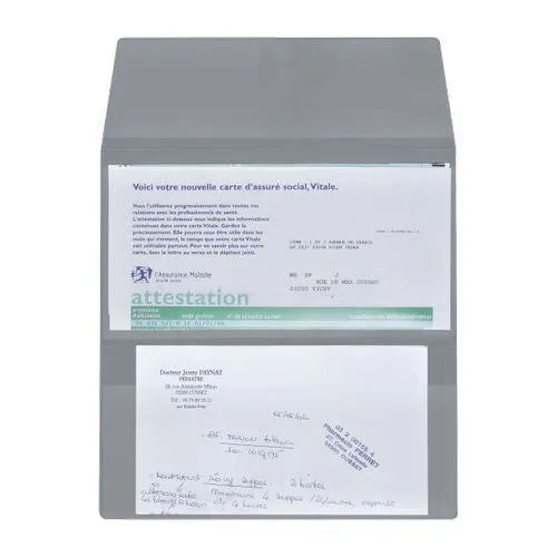 POCHETTE SANTE 4 P PVC MARBRE