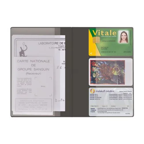 POCHETTE SANTE 5 P IMIT° CUIR