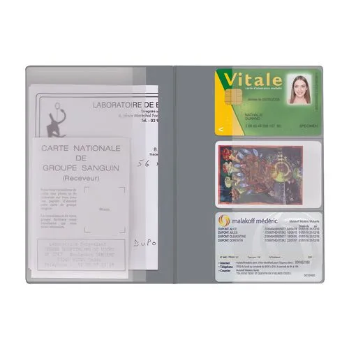 POCHETTE SANTE 5 P PVC MARBRE