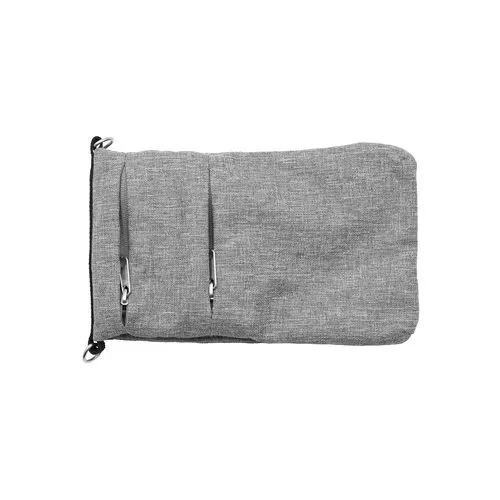 Pochette 'Toledo', gris chiné RPET