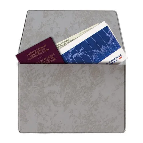 POCHETTE VOYAGE 1 P PVC MARBRE