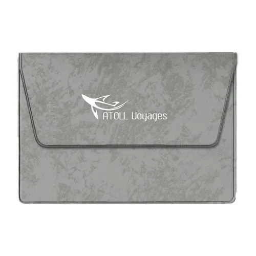 POCHETTE VOYAGE 2 P PVC MARBRE