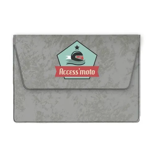 POCHETTE VOYAGE 2 P PVC MARBRE