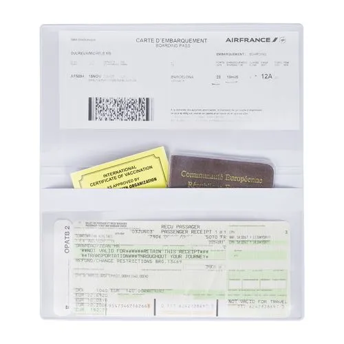 POCHETTE VOYAGE 3 P PVC MAT