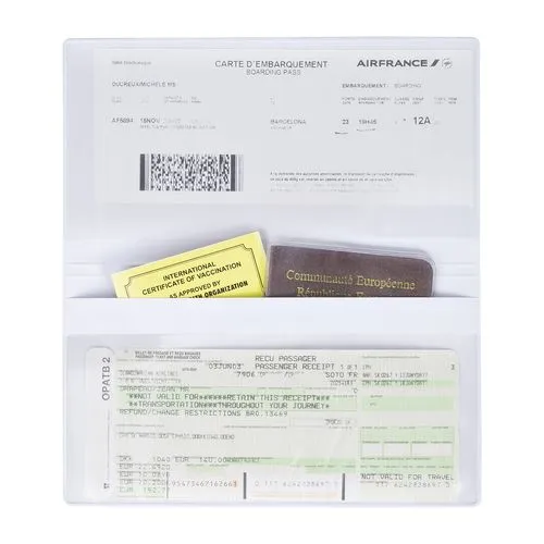 POCHETTE VOYAGE 3 P PVC STD