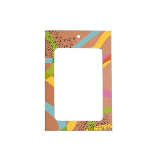 Porte-Badge A6 en Carton Kraft Français