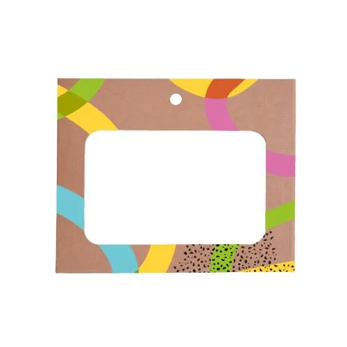 Porte-Badge A7 en Carton Kraft Français