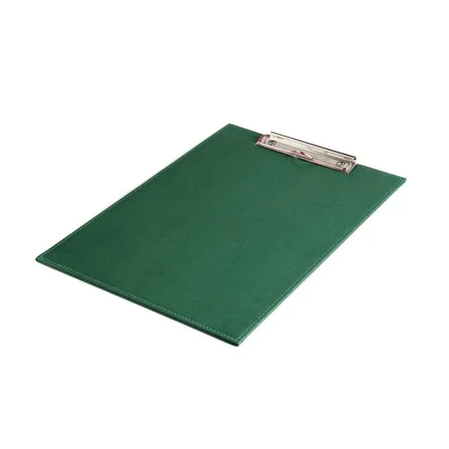 Porte bloc A4 avec pince en cuir