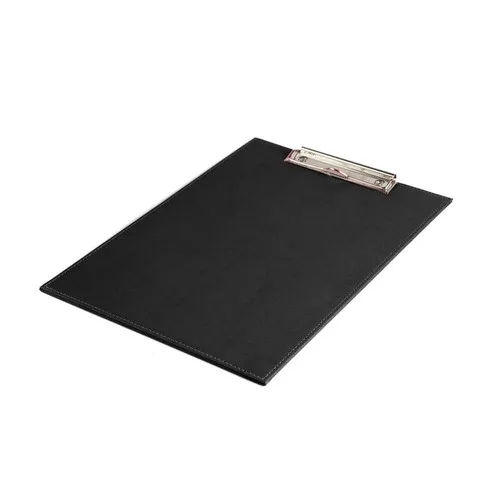 Porte bloc A4 avec pince en PU