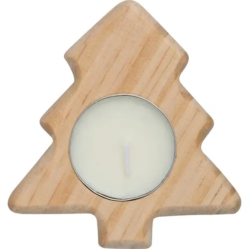 Porte-bougie à chauffe-plat en bois BALTASAR