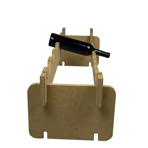 PORTE-BOUTEILLES EMPILABLE POUR 6 BOUTEILLES PERSONNALISABLE