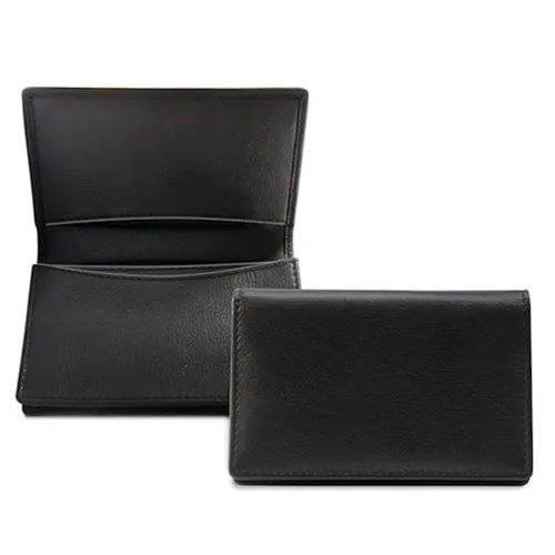 Porte carte à soufflet en cuir Nappa Sandringham