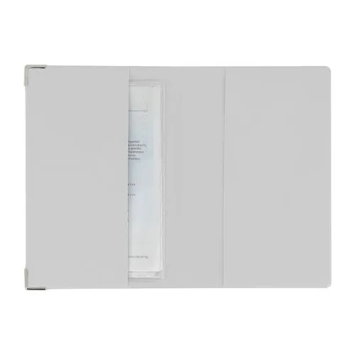 PORTE-CARTE GRISE PVC MAT