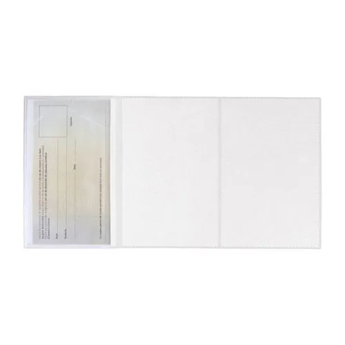 PORTE-CARTE GRISE PVC STAND.