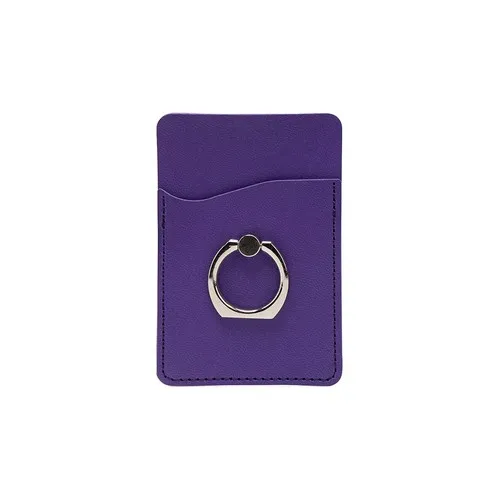 Porte-carte smartphone en simili cuir