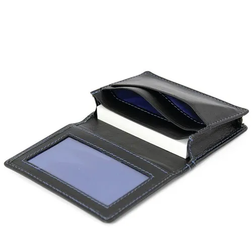 Porte-cartes de visite en cuir Nappa Sandringham