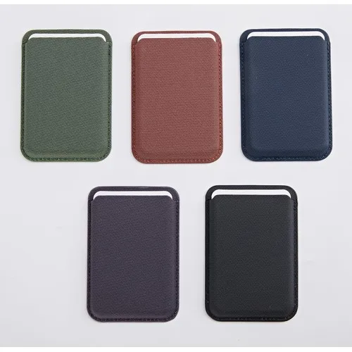 Porte-cartes magnétique Polyester CM-4816 Violet