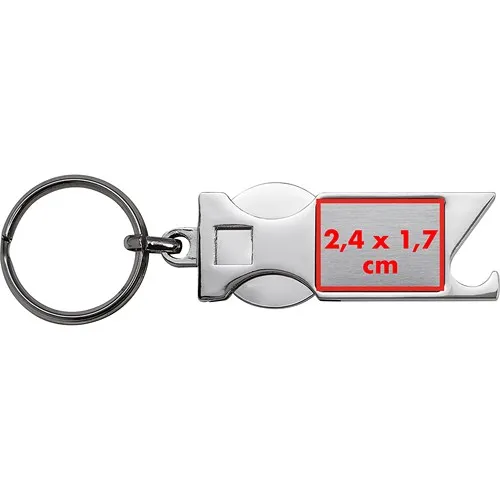 Porte-clés avec jeton HILDE